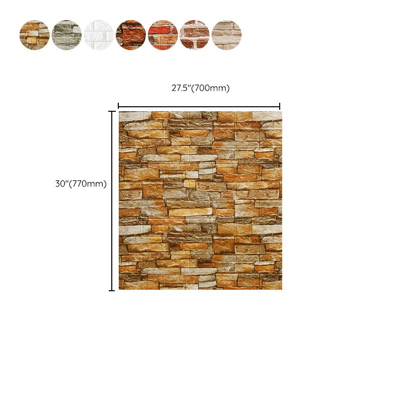 3D Artificial Brick Wall Panel Industrial Style Home Living Room Wall Plate(10-Pack) Clearhalo 'Flooring 'Home Improvement' 'home_improvement' 'home_improvement_wall_paneling' 'Wall Paneling' 'wall_paneling' 'Walls & Ceilings' Walls and Ceiling' 1200x1200_fc2b16dc-a9a7-4321-bc1f-99996fa1e938