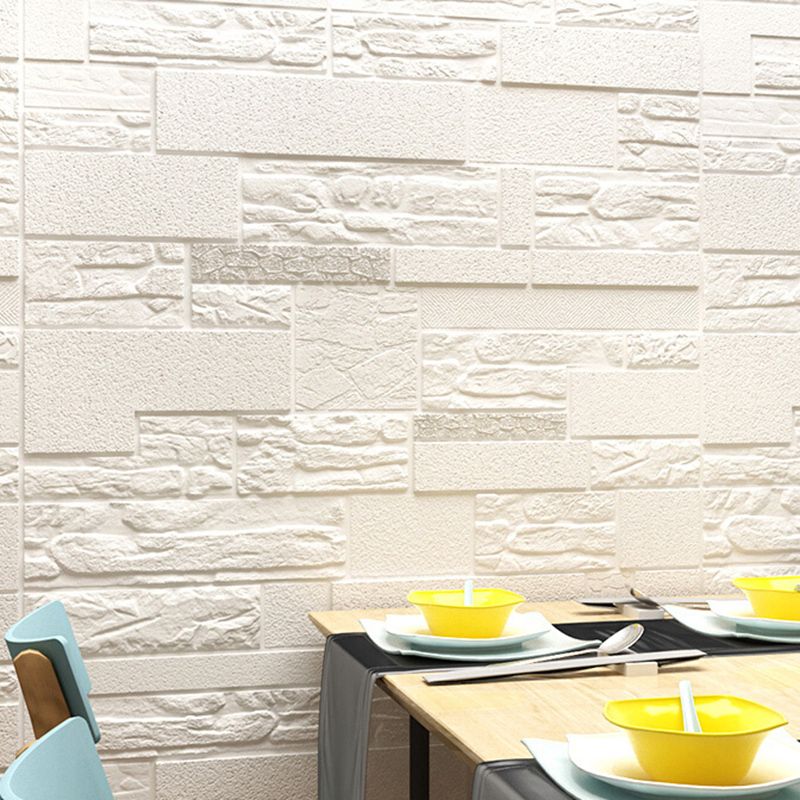 Modern Wall Tile PVC 3D Embossed Peel and Press Waterproof Indoor Wall Panel Clearhalo 'Flooring 'Home Improvement' 'home_improvement' 'home_improvement_wall_paneling' 'Wall Paneling' 'wall_paneling' 'Walls & Ceilings' Walls and Ceiling' 1200x1200_fc9b467e-fddb-48c4-a97b-3cc454d541c7