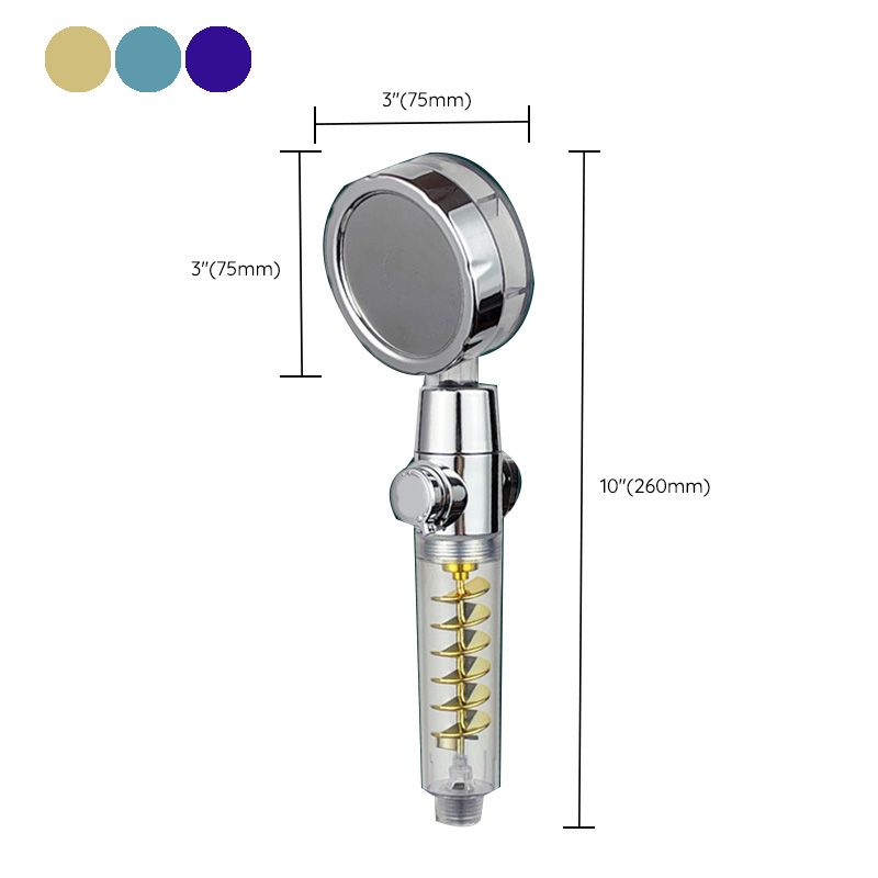 Modern Round Handheld Shower Head Rain Spray Head in Plastic Clearhalo 'Bathroom Remodel & Bathroom Fixtures' 'Home Improvement' 'home_improvement' 'home_improvement_shower_heads' 'Shower Heads' 'shower_heads' 'Showers & Bathtubs Plumbing' 'Showers & Bathtubs' 1200x1200_fc9ecbdd-4ce8-46c7-a793-c53d17e5cdfc