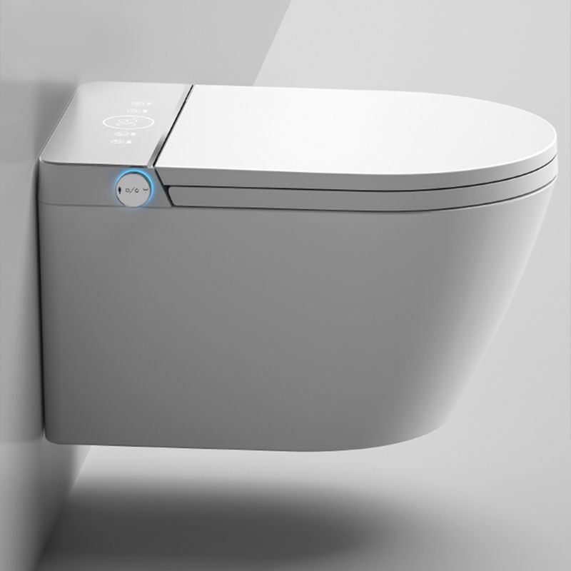 Elongated Wall Mounted Bidet in White Smart Bidet with Heated Seat Clearhalo 'Bathroom Remodel & Bathroom Fixtures' 'Bidets' 'Home Improvement' 'home_improvement' 'home_improvement_bidets' 'Toilets & Bidets' 1200x1200_fcfe9e37-d1c5-4da4-986c-eb7c08651ef8