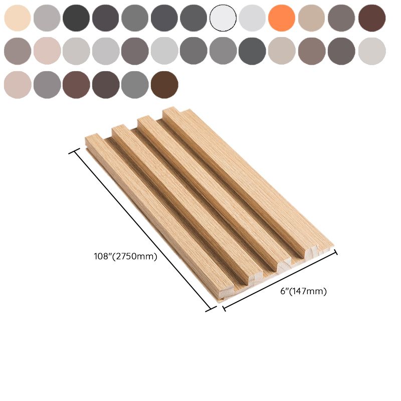 Modern Wall Panel Solid Color Nail Soundproof Living Room Wood Planks (12-Pack) Clearhalo 'Flooring 'Home Improvement' 'home_improvement' 'home_improvement_wall_paneling' 'Wall Paneling' 'wall_paneling' 'Walls & Ceilings' Walls and Ceiling' 1200x1200_fcff2712-f57e-4014-a014-0edc0d023c5d