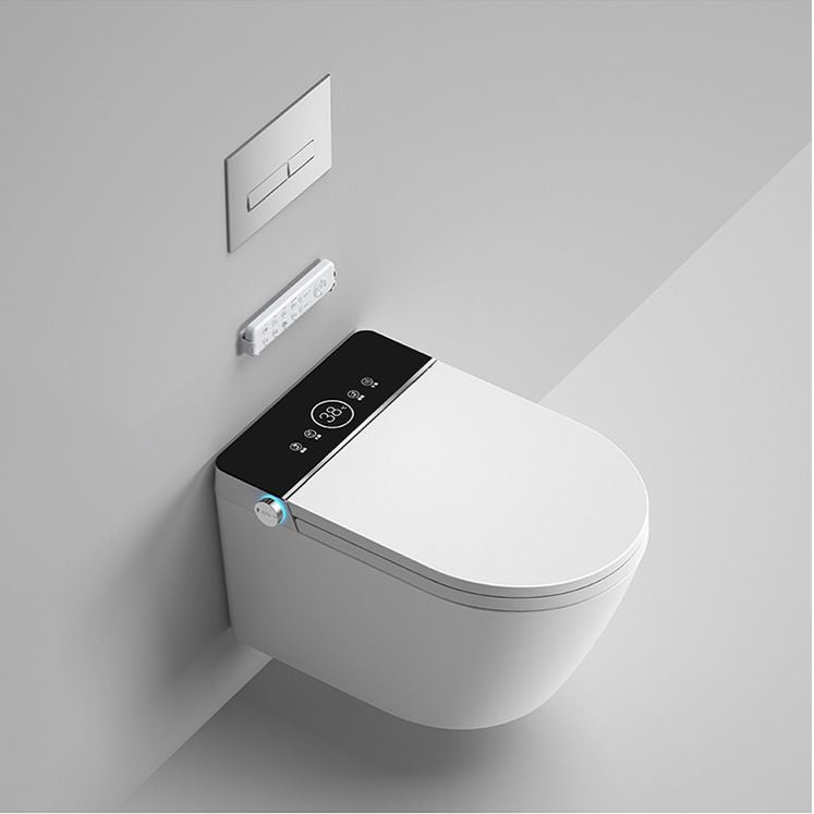 Contemporary Water Pressure Control Ceramic Elongated Heated Seat Smart Bidet Clearhalo 'Bathroom Remodel & Bathroom Fixtures' 'Bidets' 'Home Improvement' 'home_improvement' 'home_improvement_bidets' 'Toilets & Bidets' 1200x1200_fd647baa-d9aa-4865-a2a0-b86159cbcca2