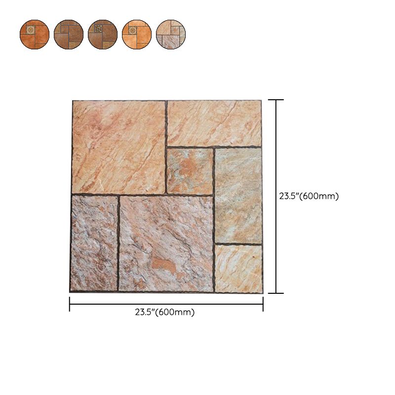 Modern Style Outdoor Floor Tile Square Straight Edge Floor Tile Clearhalo 'Floor Tiles & Wall Tiles' 'floor_tiles_wall_tiles' 'Flooring 'Home Improvement' 'home_improvement' 'home_improvement_floor_tiles_wall_tiles' Walls and Ceiling' 1200x1200_fd6ba1ea-e2cc-499a-a6c3-e45d877b728a