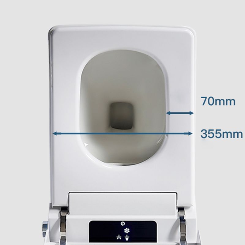 Minimalism Elongated All-in-One Bidet Ceramic Smart Toilet Bidet with Heated Seat Clearhalo 'Bathroom Remodel & Bathroom Fixtures' 'Bidets' 'Home Improvement' 'home_improvement' 'home_improvement_bidets' 'Toilets & Bidets' 1200x1200_fd9e157c-bd74-4618-ba2b-c11baf52ce2f
