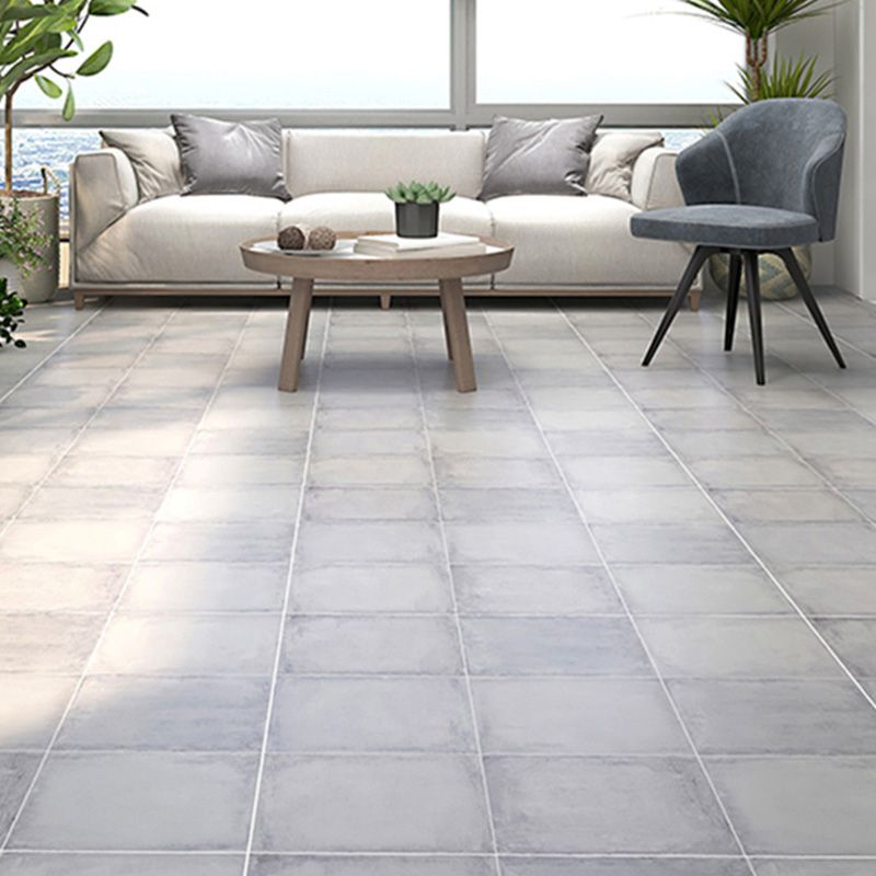 Square Floor Tile Straight Edge Slip Resistant Matte Tile for Balcony Clearhalo 'Floor Tiles & Wall Tiles' 'floor_tiles_wall_tiles' 'Flooring 'Home Improvement' 'home_improvement' 'home_improvement_floor_tiles_wall_tiles' Walls and Ceiling' 1200x1200_fdb083e7-8b24-46fc-9307-9e487bf841fd