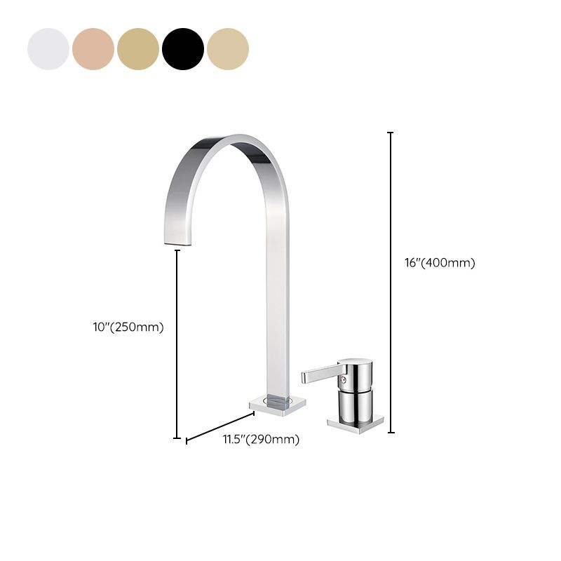 Light Luxury Vanity Sink Faucet Cubic Single Handle Faucet for Bathroom Clearhalo 'Bathroom Remodel & Bathroom Fixtures' 'Bathroom Sink Faucets' 'Bathroom Sinks & Faucet Components' 'bathroom_sink_faucets' 'Home Improvement' 'home_improvement' 'home_improvement_bathroom_sink_faucets' 1200x1200_fdea87a3-2c36-471b-b4b9-216d36a3b740