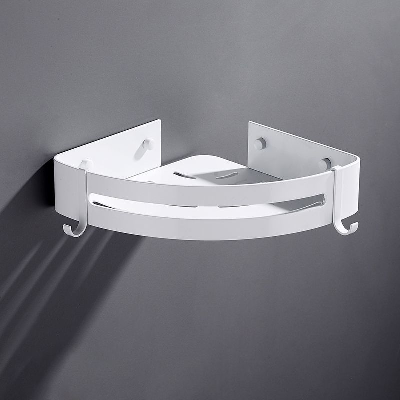 Modern Bathroom Accessory Kit White Bathroom Hardware, Bath Shelf Clearhalo 'Bathroom Hardware Sets' 'Bathroom Hardware' 'Bathroom Remodel & Bathroom Fixtures' 'bathroom_hardware_sets' 'Home Improvement' 'home_improvement' 'home_improvement_bathroom_hardware_sets' 1200x1200_fdf1cd61-3704-4945-82f5-bfbec92f8195