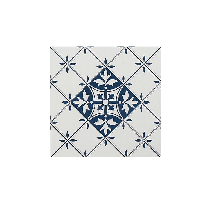 Square 7.87"x7.87" Ceramic Tile Patterned Singular Tile for Floor Clearhalo 'Floor Tiles & Wall Tiles' 'floor_tiles_wall_tiles' 'Flooring 'Home Improvement' 'home_improvement' 'home_improvement_floor_tiles_wall_tiles' Walls and Ceiling' 1200x1200_fe05a3c0-b6ac-4e4a-a48b-30bec2480d63