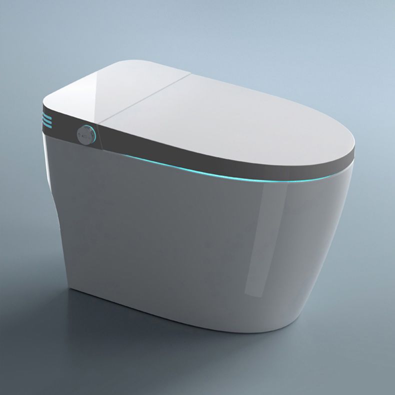 Elongated Floor Mount Bidet White Temperature Control Smart Bidet Clearhalo 'Bathroom Remodel & Bathroom Fixtures' 'Bidets' 'Home Improvement' 'home_improvement' 'home_improvement_bidets' 'Toilets & Bidets' 1200x1200_fe182c21-3d8d-4c78-9c0e-5137844f918e