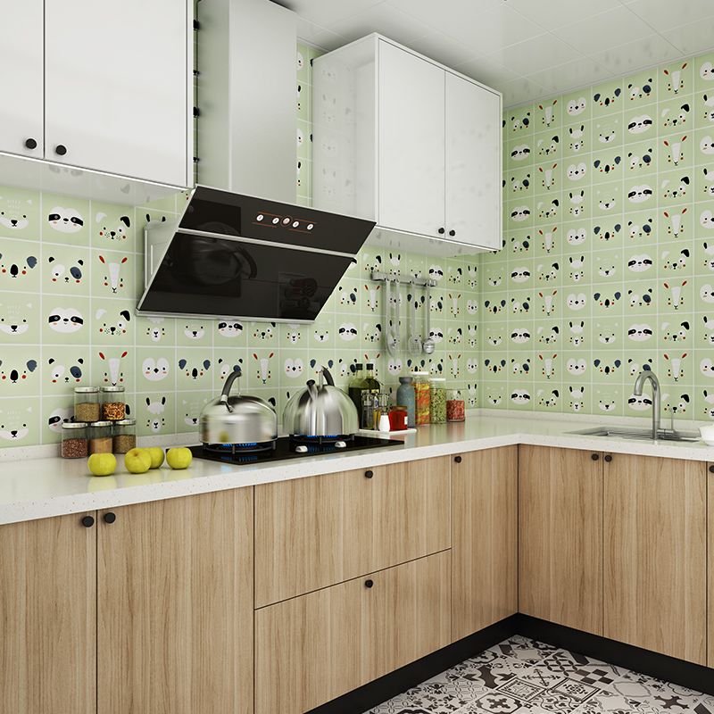 Plastic Peel and Stick Backsplash Wall Tile Waterproof Single Tile Wallpaper Clearhalo 'Flooring 'Home Improvement' 'home_improvement' 'home_improvement_peel_stick_blacksplash' 'Peel & Stick Backsplash Tile' 'peel_stick_blacksplash' 'Walls & Ceilings' Walls and Ceiling' 1200x1200_fe244a7e-5312-4426-8406-583227515e50