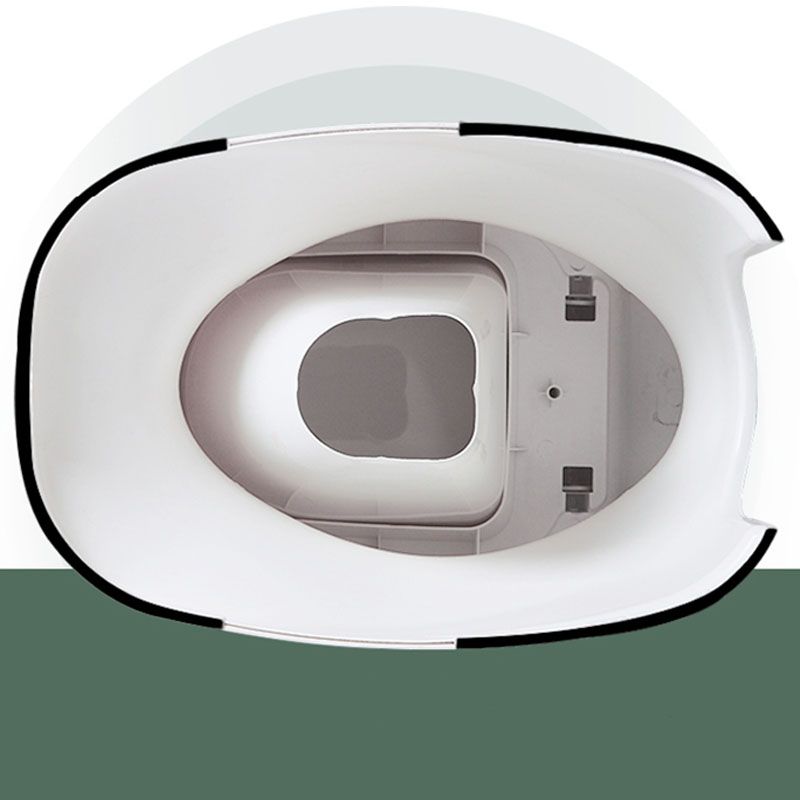Modern Plastic Toilet Floor Mounted Toilet Bowl with Slow Close Seat for Bathroom Clearhalo 'Bathroom Remodel & Bathroom Fixtures' 'Home Improvement' 'home_improvement' 'home_improvement_toilets' 'Toilets & Bidets' 'Toilets' 1200x1200_fe2ffdd1-2f9a-4e88-8c03-58109335a2b6