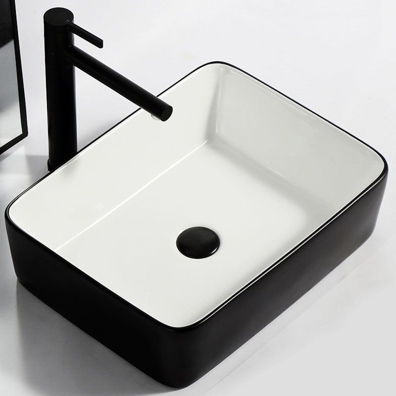 Modern Bathroom Sink Pop-Up Drain Rectangular Trough Sink without Faucet Clearhalo 'Bathroom Remodel & Bathroom Fixtures' 'Bathroom Sinks & Faucet Components' 'Bathroom Sinks' 'bathroom_sink' 'Home Improvement' 'home_improvement' 'home_improvement_bathroom_sink' 1200x1200_fe72b0d9-32bb-4ede-99b2-1f8f45c0aeae