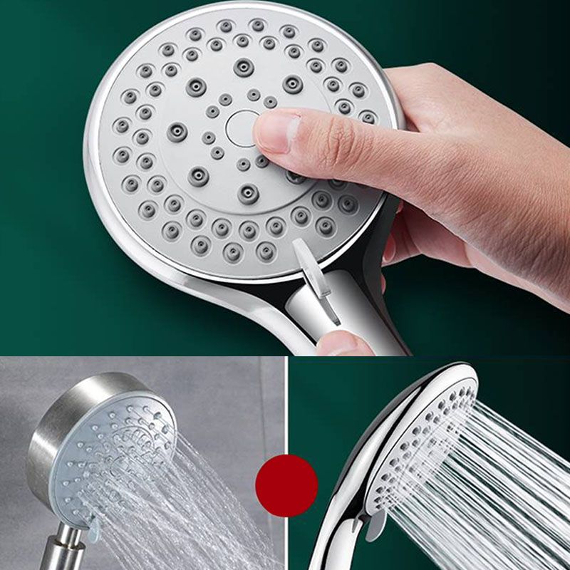 Modern Handheld Shower Head Self-Cleaning Wall-Mount Shower Head Clearhalo 'Bathroom Remodel & Bathroom Fixtures' 'Home Improvement' 'home_improvement' 'home_improvement_shower_heads' 'Shower Heads' 'shower_heads' 'Showers & Bathtubs Plumbing' 'Showers & Bathtubs' 1200x1200_fec86370-014a-4f64-9e79-8a8f21056b8c