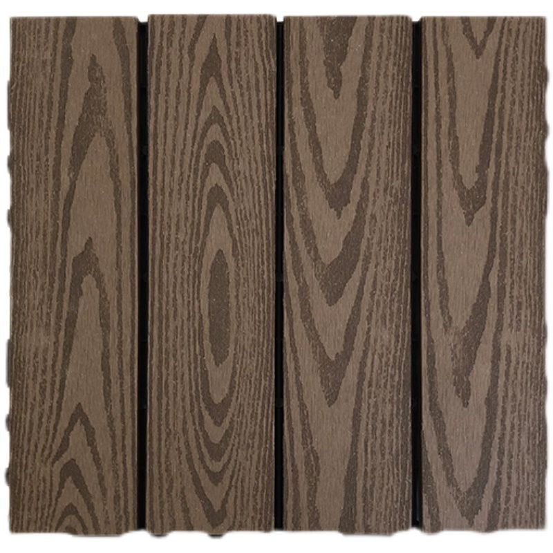 Outdoor Patio Decktile 11.8" x 11.8" Composite Decking Tiles Clearhalo 'Home Improvement' 'home_improvement' 'home_improvement_outdoor_deck_tiles_planks' 'Outdoor Deck Tiles & Planks' 'Outdoor Flooring & Tile' 'Outdoor Remodel' 'outdoor_deck_tiles_planks' 1200x1200_ff264147-e596-444e-b9b8-5c2cafa0096c