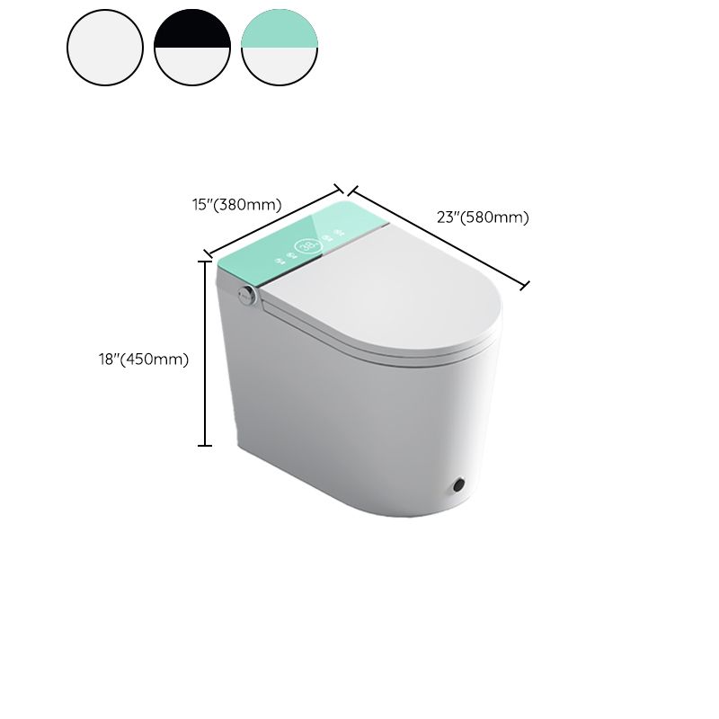 Contemporary White Temperature Control Bidet Elongated Toilet Seat Bidet with Heated Seat Clearhalo 'Bathroom Remodel & Bathroom Fixtures' 'Bidets' 'Home Improvement' 'home_improvement' 'home_improvement_bidets' 'Toilets & Bidets' 1200x1200_ff668410-bdf2-4ec7-9794-7e0b36157138
