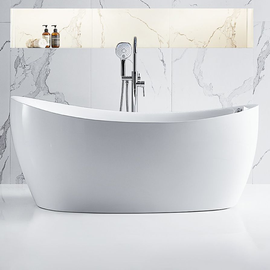 24.61-inch Tall Acrylic Bathtub Modern Freestanding Soaking Bathtub Clearhalo 'Bathroom Remodel & Bathroom Fixtures' 'Bathtubs' 'Home Improvement' 'home_improvement' 'home_improvement_bathtubs' 'Showers & Bathtubs' 1200x1200_ffa4ef40-c883-41c6-a5b9-0dec8f5325c0