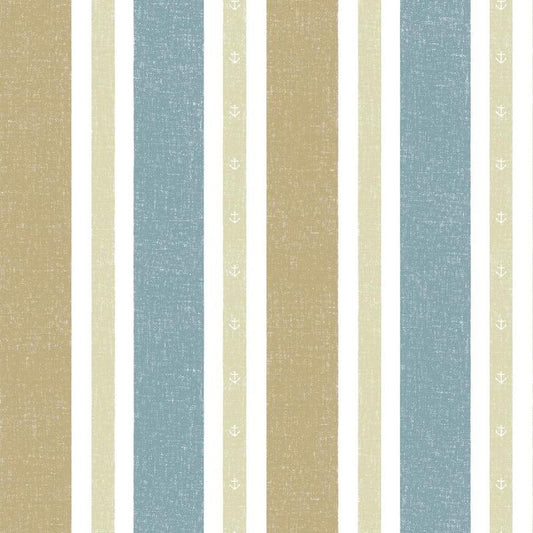 2 Tone Stripe Kids Wallpaper for Bedroom Non-Woven Wall Decoration, 31' L x 20.5" W Clearhalo 'Wall Decor' 'Wallpaper' 1203169