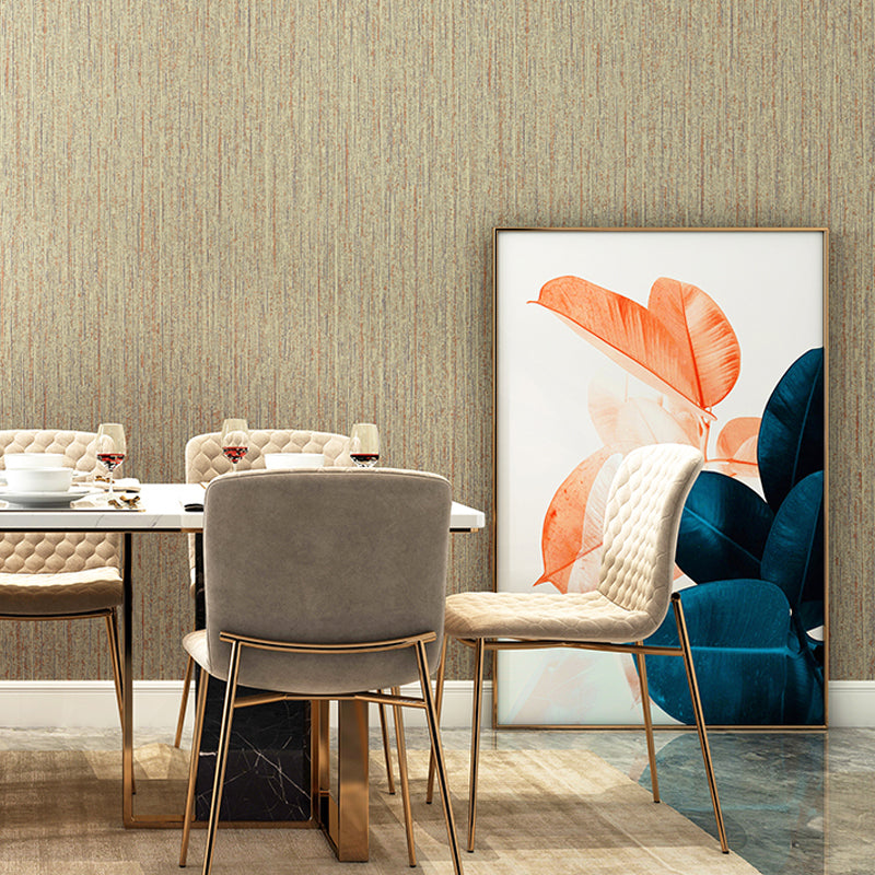 57.1-sq ft Solid Wallpaper Pastel Color Non-Woven Wall Covering with Moisture Resistant Design Light Brown Clearhalo 'Modern wall decor' 'Modern' 'Wallpaper' Wall Decor' 1206328