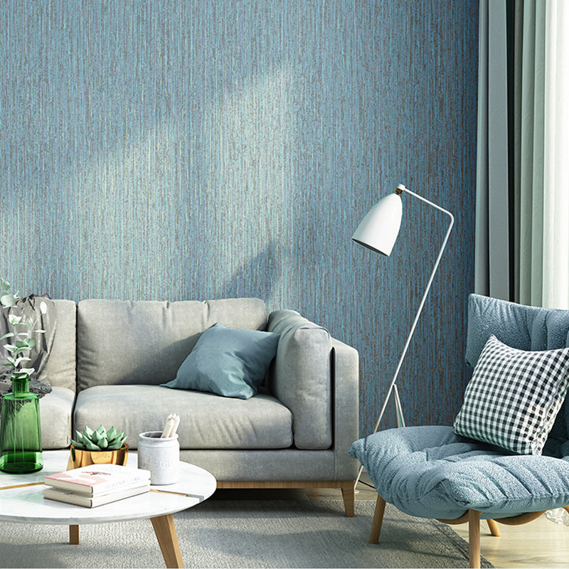 57.1-sq ft Solid Wallpaper Pastel Color Non-Woven Wall Covering with Moisture Resistant Design Blue Clearhalo 'Modern wall decor' 'Modern' 'Wallpaper' Wall Decor' 1206332