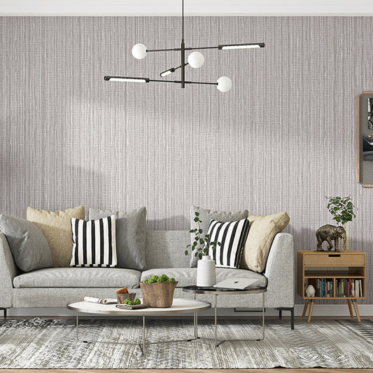 Nordic Solid Flax Look Wallpaper Pastel Color Unpasted Wall Decor for Living Room Clearhalo 'Modern wall decor' 'Modern' 'Wallpaper' Wall Decor' 1206456