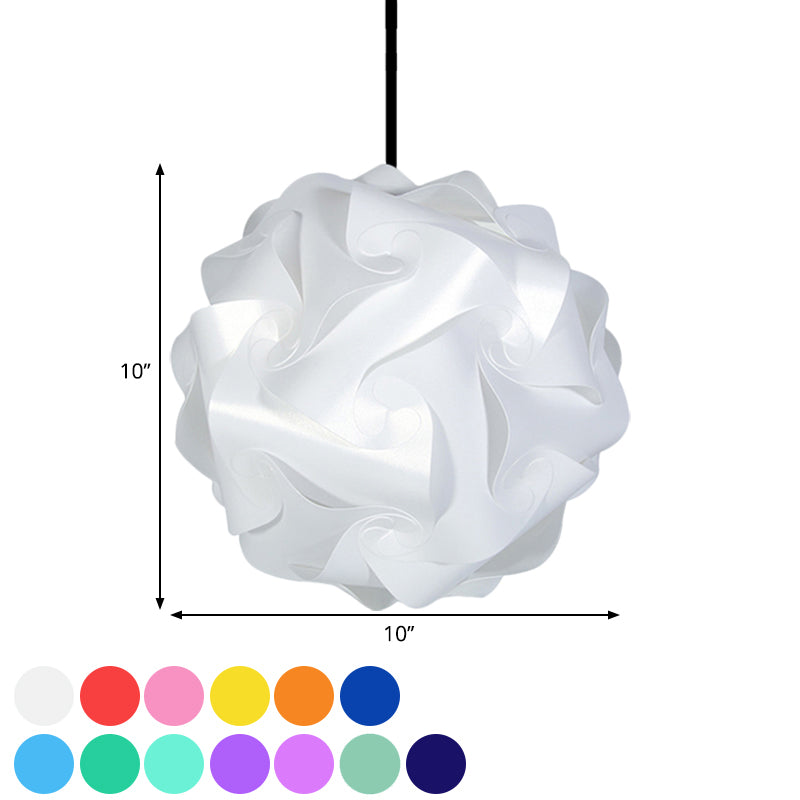 White/Red/Pink Globe Hanging Lamp Contemporary 1-Light Acrylic Ceiling Pendant Light, 8"/9"/10" Dia (pack of 2) Clearhalo 'Ceiling Lights' 'Modern Pendants' 'Modern' 'Pendant Lights' 'Pendants' Lighting' 1208053