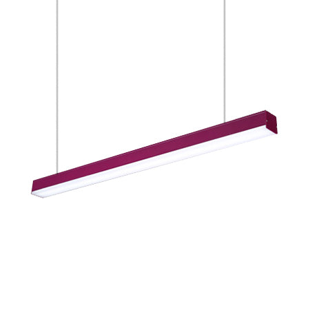 Sliver Metal Pendant Lighting Simplicity Led Blue/Purple/Wood Hanging Ceiling Light for Living Room Purple Clearhalo 'Ceiling Lights' 'Modern Pendants' 'Modern' 'Pendant Lights' 'Pendants' Lighting' 121369