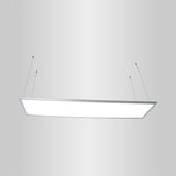 12"/23.5"/47" Wide Square/Rectangular Metal Pendant Lighting Simplicity Led White Ceiling Lamp Fixture with Acrylic Diffuser Clearhalo 'Ceiling Lights' 'Modern Pendants' 'Modern' 'Pendant Lights' 'Pendants' Lighting' 121633