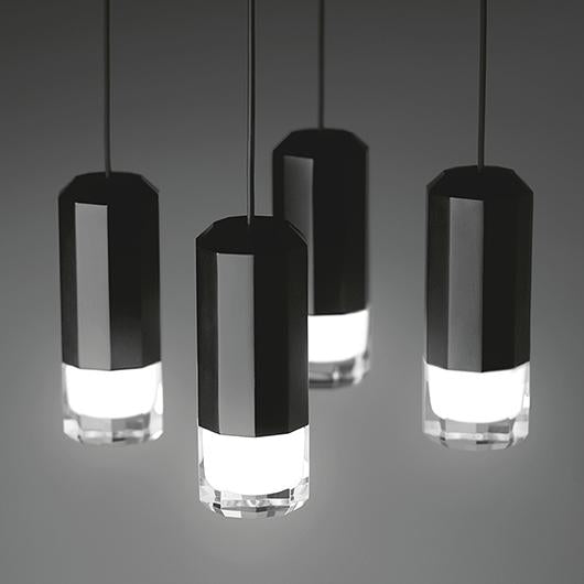 Line Hanging Lighting Contemporary Metal 1/3/9 Light Black Ceiling Pendant Light for Living Room Clearhalo 'Ceiling Lights' 'Modern Pendants' 'Modern' 'Pendant Lights' 'Pendants' Lighting' 124212