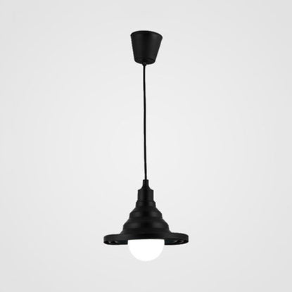 Silica Gel Babel Pendant Light Modern 1 Light Folding Hanging Lamp in Multi Colors Black Clearhalo 'Ceiling Lights' 'Modern Pendants' 'Modern' 'Pendant Lights' 'Pendants' Lighting' 124320