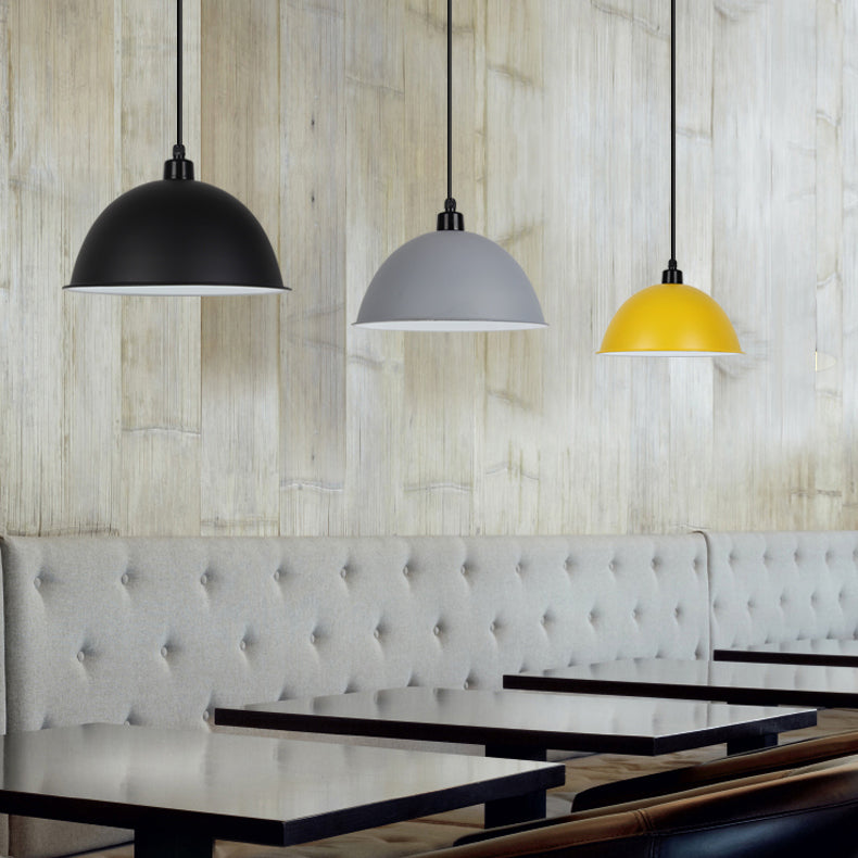 Nordic Stylish Bowl Hanging Light Single Light Aluminum Pendant Lamp for Gallery Cafe Clearhalo 'Ceiling Lights' 'Modern Pendants' 'Modern' 'Pendant Lights' 'Pendants' Lighting' 125962