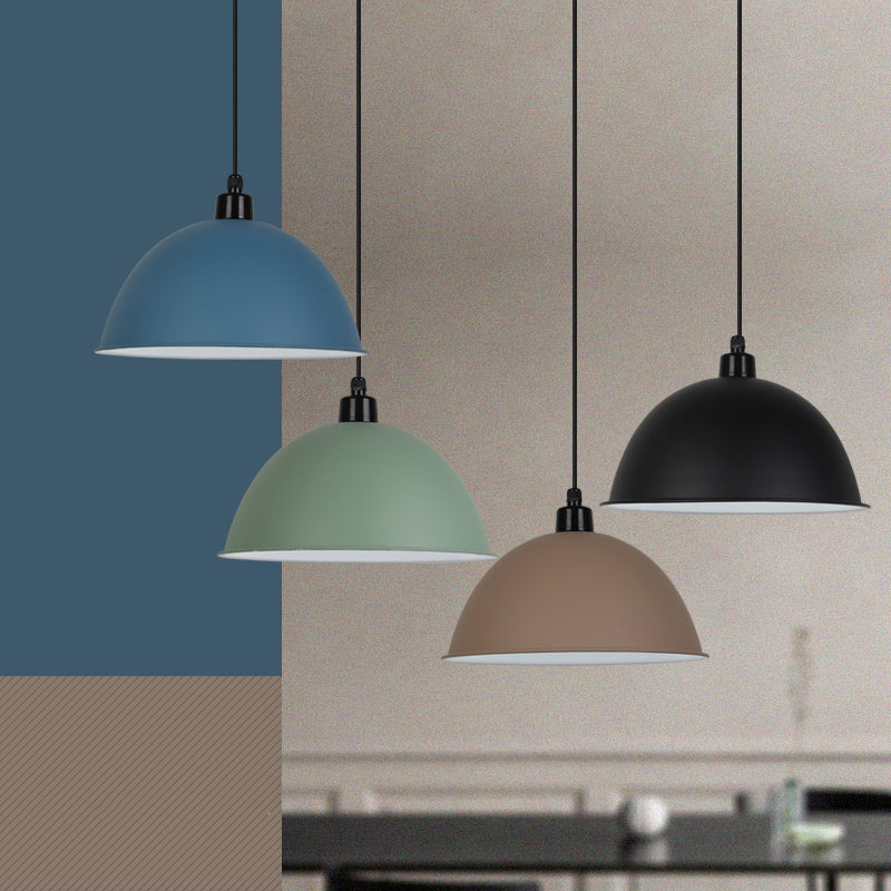 Nordic Stylish Bowl Hanging Light Single Light Aluminum Pendant Lamp for Gallery Cafe Clearhalo 'Ceiling Lights' 'Modern Pendants' 'Modern' 'Pendant Lights' 'Pendants' Lighting' 125963