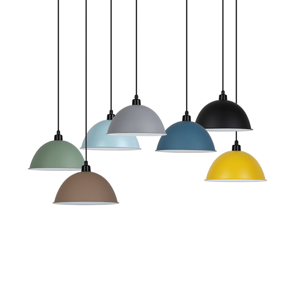 Nordic Stylish Bowl Hanging Light Single Light Aluminum Pendant Lamp for Gallery Cafe Clearhalo 'Ceiling Lights' 'Modern Pendants' 'Modern' 'Pendant Lights' 'Pendants' Lighting' 125965