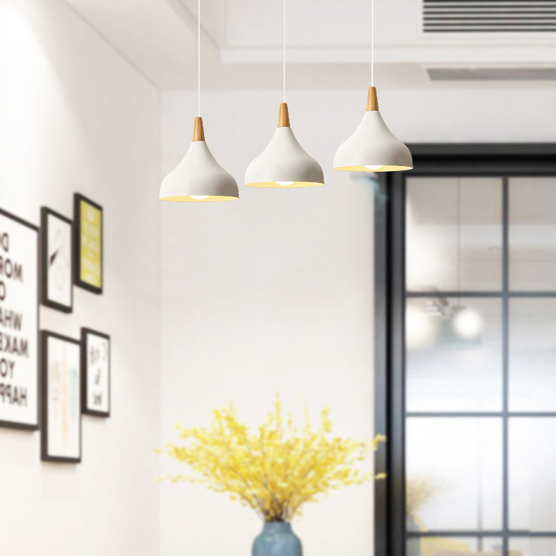 Metal Onion Ceiling Pendant Light Kindergarten One Light Macaron Loft Pendant Lamp Clearhalo 'Ceiling Lights' 'Modern Pendants' 'Modern' 'Pendant Lights' 'Pendants' Lighting' 126116