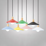 One Head Coolie Shade Pendant Light Contemporary Metal Hanging Lamp for Kitchen Dining Room Clearhalo 'Ceiling Lights' 'Modern Pendants' 'Modern' 'Pendant Lights' 'Pendants' Lighting' 126949