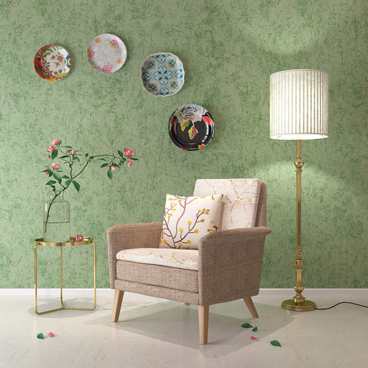 Nostalgic Solid Wallpaper in Lake Green Stain Resistant Wall Art for Dining Room Lake Green Clearhalo 'Modern wall decor' 'Modern' 'Wallpaper' Wall Decor' 1274046