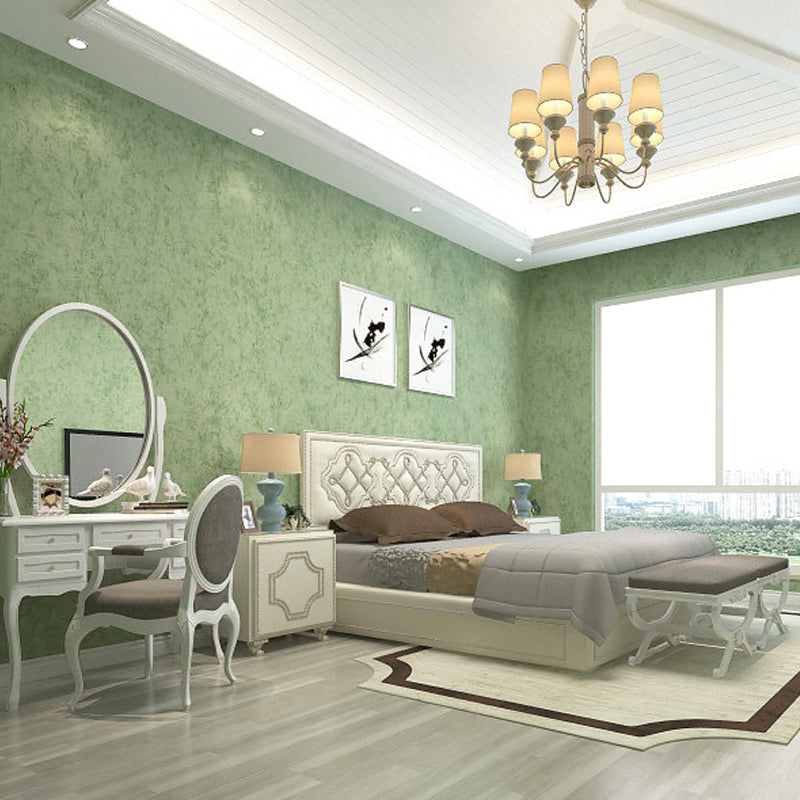 Nostalgic Solid Wallpaper in Lake Green Stain Resistant Wall Art for Dining Room Clearhalo 'Modern wall decor' 'Modern' 'Wallpaper' Wall Decor' 1274048