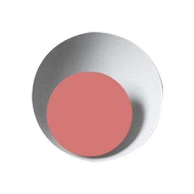 Circle Sconce Light Macaron Metal Black/Grey/Pink LED Wall Mount Light Fixture, 10"/13" Dia Clearhalo 'Cast Iron' 'Glass' 'Industrial' 'Modern wall lights' 'Modern' 'Tiffany' 'Traditional wall lights' 'Wall Lamps & Sconces' 'Wall Lights' Lighting' 128330