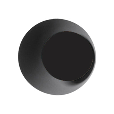 Circle Sconce Light Macaron Metal Black/Grey/Pink LED Wall Mount Light Fixture, 10"/13" Dia Clearhalo 'Cast Iron' 'Glass' 'Industrial' 'Modern wall lights' 'Modern' 'Tiffany' 'Traditional wall lights' 'Wall Lamps & Sconces' 'Wall Lights' Lighting' 128342