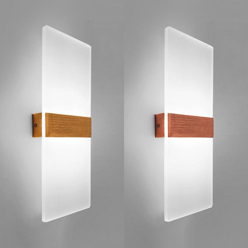 Oval/Rectangular/Convex Wall Sconce Modern 8"/10.5" Wide LED Acrylic Wall Lighting Fixture in Warm/White/Natural Light Clearhalo 'Modern wall lights' 'Modern' 'Wall Lamps & Sconces' 'Wall Lights' Lighting' 128419