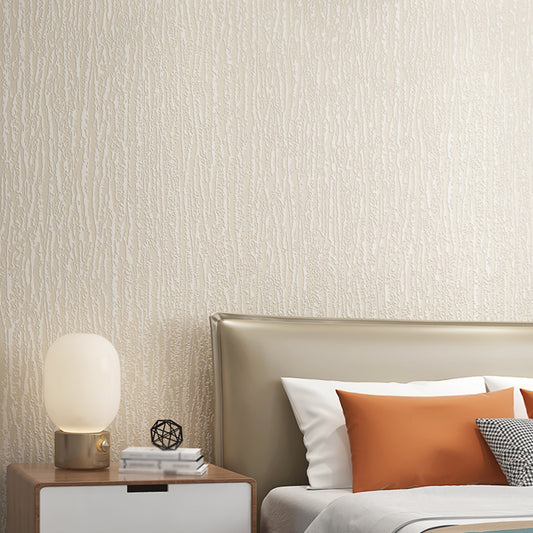 Simple Textured Pattern Wallpaper Soft Color Temporary Wall Covering for Living Room Beige Clearhalo 'Modern wall decor' 'Modern' 'Wallpaper' Wall Decor' 1284717