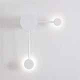 Black/White Sputnik Wall Sconce Light Fixture Modern LED 2/3/6 Lights Acrylic Wall Lamp in Warm/White Light Clearhalo 'Modern wall lights' 'Modern' 'Wall Lamps & Sconces' 'Wall Lights' Lighting' 128474