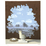 Surreal Cutouts Tree Drawing Murals in Blue-Brown Stain Proof Wall Decor for Dining Room Clearhalo 'Wall Decor' 'Wall Mural' 1285162