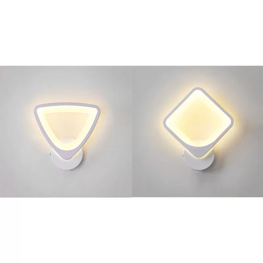 Contemporary Slim LED Wall Light Acrylic Sconce Light in White for Living Room Stair Clearhalo 'Wall Lamps & Sconces' 'Wall Lights' Lighting' 129407