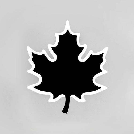 Maple Leaf Sconce Light Simplicity Acrylic LED White/Black Wall Light Fixture in Warm/White Light Black White Clearhalo 'Cast Iron' 'Glass' 'Industrial' 'Modern wall lights' 'Modern' 'Tiffany' 'Traditional wall lights' 'Wall Lamps & Sconces' 'Wall Lights' Lighting' 131531