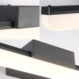 16"/20" Dia Ultra-Thin Acrylic Wall Light Sconce Modern Style LED Black/White Vanity Light in Warm/White Light Clearhalo 'Cast Iron' 'Glass' 'Industrial' 'Modern wall lights' 'Modern' 'Tiffany' 'Traditional wall lights' 'Vanity Lights' 'Wall Lights' Lighting' 132151
