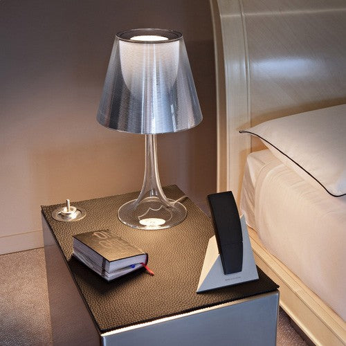 1 Light Reading Table Lighting with Cone White Glass Shade Modernist Red/Blue/Yellow Nightstand Lamp Clear Clearhalo 'Lamps' 'Table Lamps' Lighting' 133733