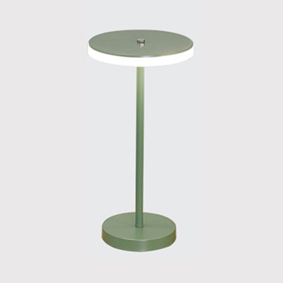 Macaron Style Rounded Table Lamp Acrylic LED Living Room Table Lighting in Blue/Green, Warm/White Light Clearhalo 'Lamps' 'Table Lamps' Lighting' 133900