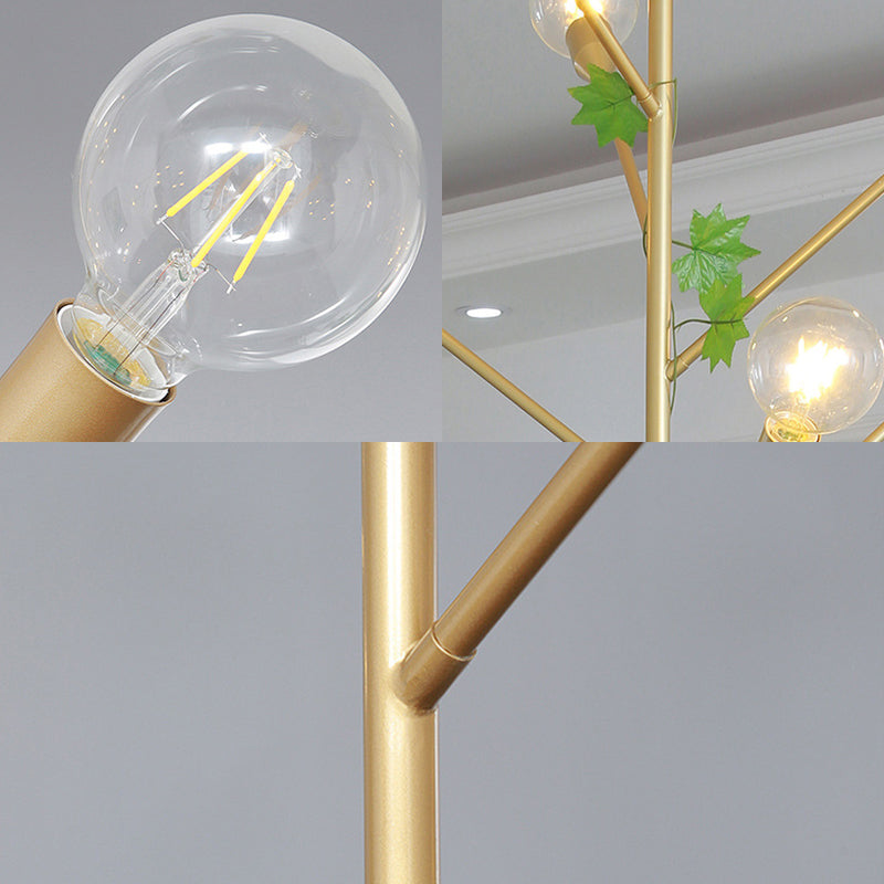 Branch Pendant Lamp Modern Metal 3/6 Lights Gold/Rose Gold Cluster Pendant for Dining Room Clearhalo 'Ceiling Lights' 'Modern Pendants' 'Modern' 'Pendant Lights' 'Pendants' Lighting' 135128