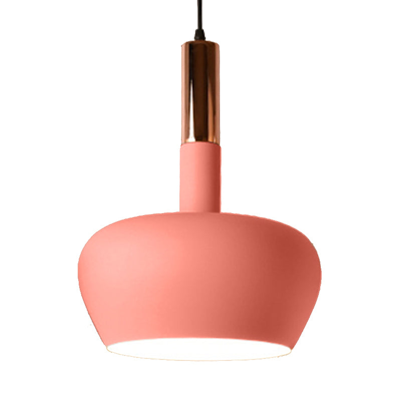 Wine Glass Metal Hanging Pendant Light Modernism 1 Light Blue/Pink/Yellow Suspension Pendant Clearhalo 'Ceiling Lights' 'Modern Pendants' 'Modern' 'Pendant Lights' 'Pendants' Lighting' 137229