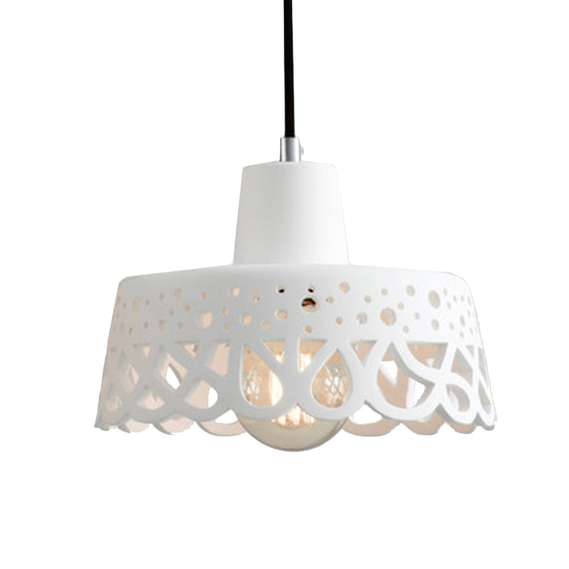 Etched Pendant Lighting in Nordic Style Concrete 1 Light Grey/White/Yellow Hanging Light with Geometric/Bell/Flared Shade Clearhalo 'Ceiling Lights' 'Modern Pendants' 'Modern' 'Pendant Lights' 'Pendants' Lighting' 137494